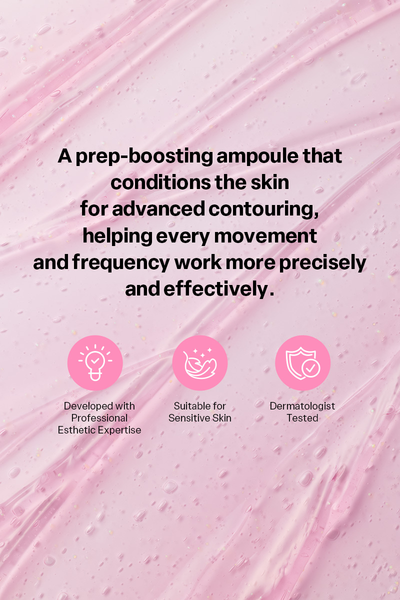 CCLIME CoreSet Activator Ampoule 100ml The Perfect Pairing for Prospin All the synergy your device needs, in one activator ampoule. Designed to work seamlessly with your device—from smooth glide and close contact to enhanced firmness and hydration. A synergistic formula created with both device performance and skin care in mind. 1. Prospin Device Synergy Formulated to provide a smooth, seamless glide that complements the Prospin’s Spin and Sharper modes. 2. Continuous Contact Layer Its lightweight, elastic texture smoothly fills the space between the skin and device, helping maintain consistent contact and effortless movement throughout the treatment. 3. Multi-Care for Firmness & Hydration Helps care for skin firmness, hydration, and texture all at once—from the surface to deeper layers of the skin. 4. Designed to Enhance Ingredient Absorption Powered by Skin Modulation Tech™, an advanced absorption technology designed to create an optimal professional aesthetic environment for effective ingredient delivery. MICRO CHOLESTEROL CAPSULE Micro Cholesterol Capsules that awaken the skin upon release. Cholesterol-based microcapsules burst upon contact with the skin, helping support the skin barrier and enhance close contact between the skin and device, creating an ideal environment for smooth energy delivery during device treatments. NO SYNTHETIC COLORANTS A naturally derived pink hue. The soft pink color comes from naturally derived ingredients, with no synthetic colorants. CCLIME CoreSet Activator Ampoule 100ml Ingredients: WATER, PROPANEDIOL, GLYCERIN, METHYL TRIMETHICONE, NIACINAMIDE, PANTHENOL, 1,2-HEXANEDIOL, AMMONIUM ACRYLOYLDIMETHYLTAURATE/VP COPOLYMER, BUTYLENE GLYCOL, POLYPROPYLSILSESQUIOXANE, DIPROPYLENE GLYCOL, HYDROXYACETOPHENONE, DIMETHICONE/VINYL DIMETHICONE CROSSPOLYMER, ETHYLHEXYLGLYCERIN, GINKGO BILOBA LEAF EXTRACT, HYDROGENATED LECITHIN, CAFFEINE, HYDROGENATED POLYISOBUTENE, CHOLESTERYL NONANOATE, CHOLESTERYL CHLORIDE, CHOLESTERYL ISOSTEARATE, CETEARYL OLIVATE, SORBITAN OLIVATE, ADENOSINE, DISODIUM EDTA, CENTELLA ASIATICA EXTRACT, FICUS CARICA (FIG) FRUIT EXTRACT, CYANOCOBALAMIN, CYAMOPSIS TETRAGONOLOBA (GUAR) GUM, CERAMIDE NP, AGAR, CAPRYLYL GLYCOL, GLYCINE SOJA (SOYBEAN) SEED EXTRACT, SILICA, TOCOPHEROL, RESVERATROL, HYDROLYZED COLLAGEN, PHLORETIN, TETRAHYDROPIPERINE, XANTHAN GUM, COLLAGEN AMINO ACIDS, ACETYL HEXAPEPTIDE-8, ARGININE, COPPER TRIPEPTIDE-1, PALMITOYL TETRAPEPTIDE-7, NONAPEPTIDE-1, ANEMARRHENA ASPHODELOIDES ROOT EXTRACT, TRIPEPTIDE-1, PALMITOYL PENTAPEPTIDE-4, PALMITOYL TRIPEPTIDE-1, HEXAPEPTIDE-9, SODIUM DNA, LEUCONOSTOC/RADISH ROOT FERMENT FILTRATE, HYDROLYZED ELASTIN