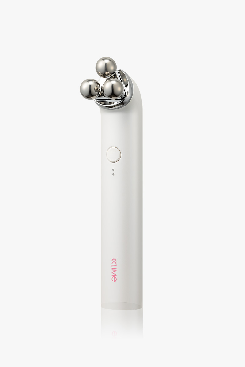 Cclime Prospin Facial Countouring & Firming Massage Device Cosmetic device 28 Years of Professional Esthetic Expertise, Built Into One Device. Prospin is a professional facial massage device actually used for contouring treatments at Cclime Esthetic salons, bringing 28 years of expertise in Korean facial massage techniques into your skincare routine. Designed to care for defined facial contours and inner-to-outer firmness at the same time. 1. TRIPLE 3 Titanium Tri-Ball Three titanium balls work together to provide targeted massage and contouring care. 2. 5-CROSS 5-Way Cross Frequency Five crossed frequency modes for enhanced, multidimensional treatment. 3. DUAL Dual Contour & Firming Care Designed to support both facial contouring and firming care for a more sculpted, lifted-looking appearance. Cclime Prospin — Professional Contouring Care, Powered by 28 Years of Expertise.